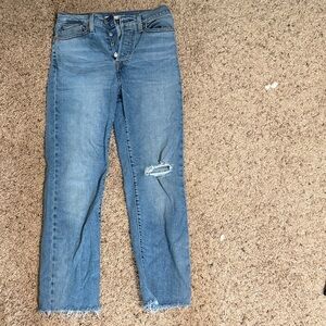 Classic Blue Straight Leg Women's Jeans